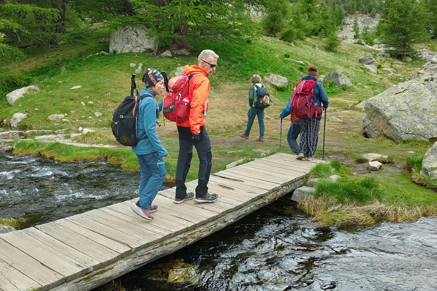 AMT 2024, séjour en étoile autour du refuge de Bayasse, lac d’Allos © Thomas Burel - OFB