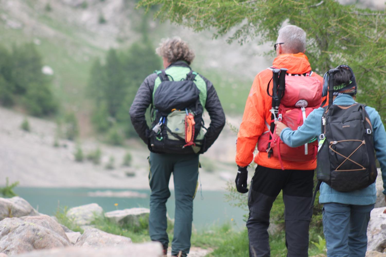 AMT 2024, séjour en étoile autour du refuge de Bayasse, lac d’Allos © Nils Perronet –Parc national du Mercantour