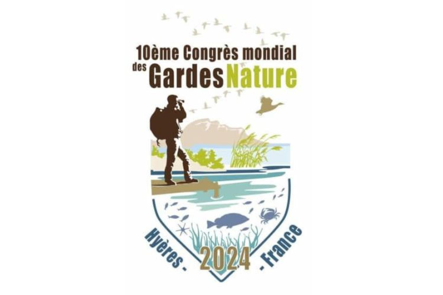 Affiche officielle du 10ème Congrès mondial des Gardes © Gardes Nature de France